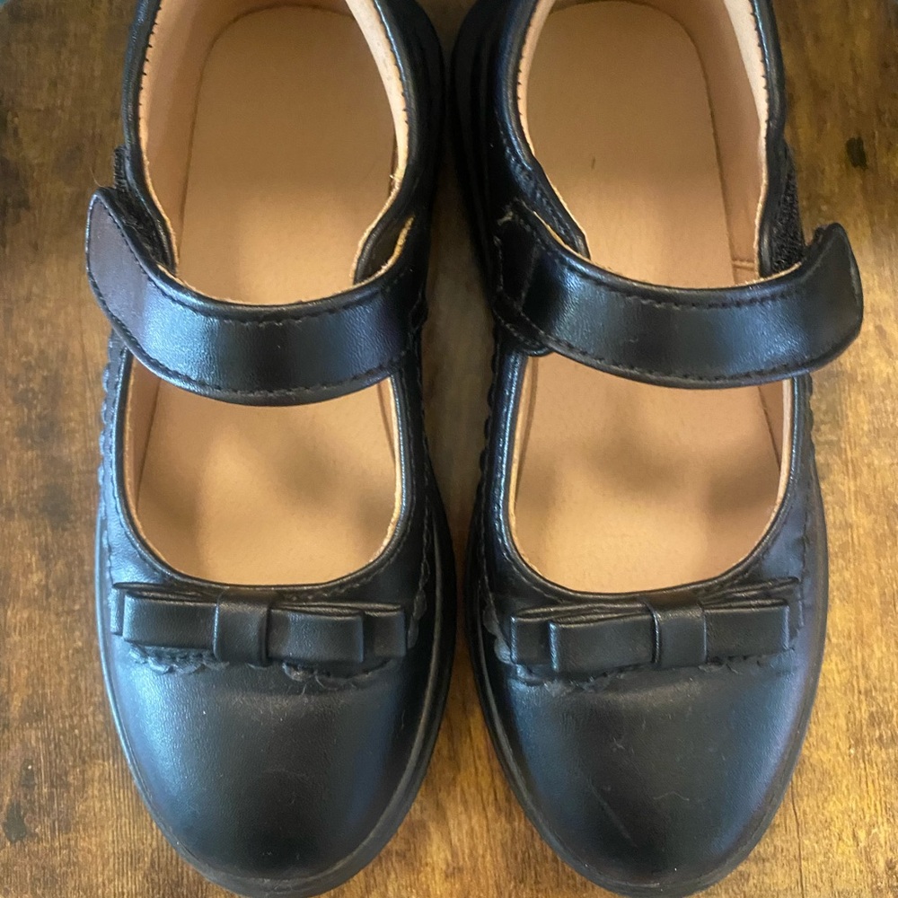 Kids Mary Jane black dress shoe - Size Youth 12